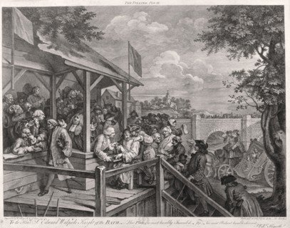 'The Polling', 1758. Artist: Peter La Cave