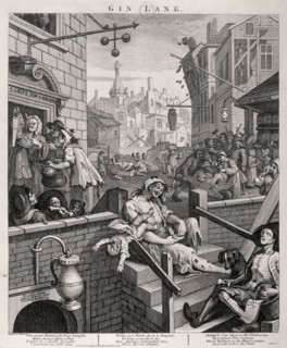 'Gin Lane', 1751. Artist: William Hogarth