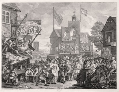 'Southwark Fair', 1733. Artist: William Hogarth