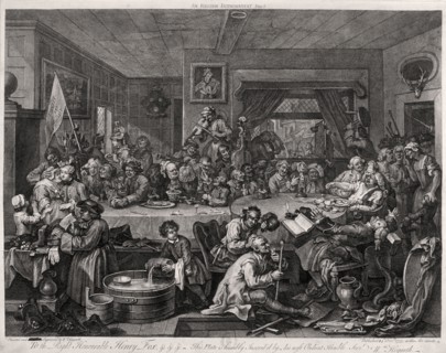 'An election entertainment', plate I of The Election, 1755. Artist: William Hogarth