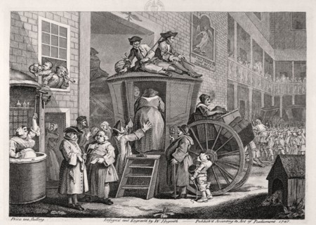 'The stage-coach or the country inn yard', 1747. Artist: William Hogarth