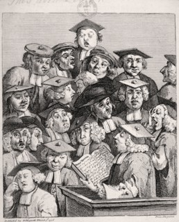 'Scholars at a lecture', 1736. Artist: William Hogarth