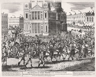Lord Mayor's Show, 1816. Artist: Anon