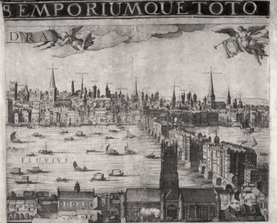 Panorama of London, 1629. Artist: Anon