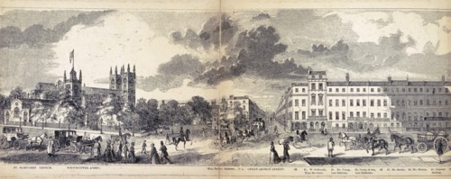 Panorama of London, 1849. Artist: George C Leighton