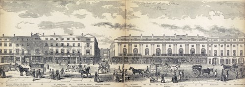 Panorama of London, 1849. Artist: George C Leighton