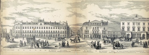 Panorama of London, 1849. Artist: George C Leighton