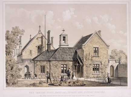 Camden Town Sunday School, London, c1870. Artist: E Walker
