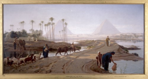 'The subsiding of the Nile', 1873. Artist: Frederick Goodall