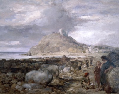 Criccieth Castle, Wales, 1878. Artist: Sir John Gilbert
