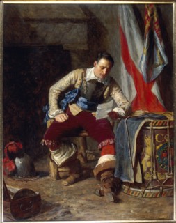 'The Standard Bearer', 1903. Artist: John Seymour Lucas