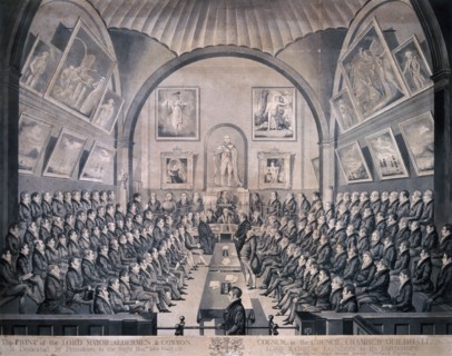 Guildhall, London, 1825. Artist: Richard Dighton