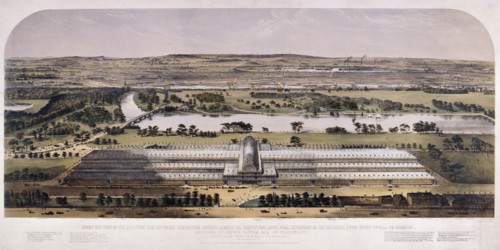 Great Exhibition, Hyde Park, London, 1851. Artist: Charles Burton