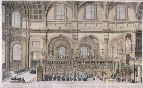 St Paul's Cathedral, London, 1706, (1707). Artist: Robert Trevitt