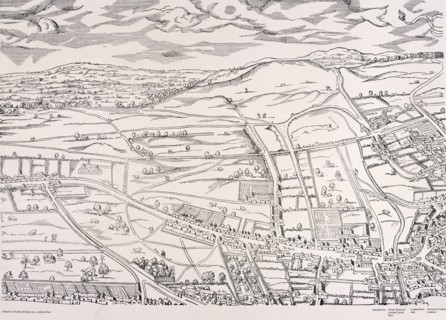 'Agas' Map of London, c1561. Artist: Unknown