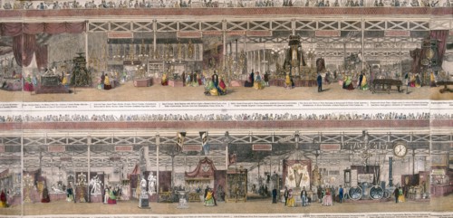 Great Exhibition, Crystal Palace, Hyde Park, London, 1851. Artist: Anon