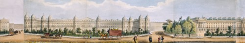 Panoramic view of the area around Regent's Park, London, 1831. Artist: Anon