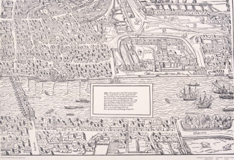 'Agas' Map of London, c1561. Artist: Anon