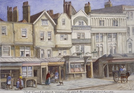 Aldgate High Street, London, 1869. Artist: JT Wilson
