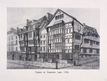 Chancery Lane, London, 1798. Artist: Anon