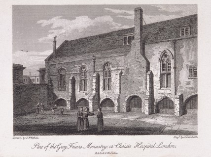 Christ's Hospital, London, 1812. Artist: James Lambert