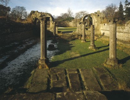 The Chapter House, the Cistercian Abbey of Jervaulx, North Yorkshire, 1995 Artist