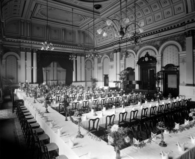 The grand hall of the Criterion Restaurant, 30 Regent Street, Westminster, London, 1913