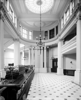 The banking hall at Coutt's Bank, The Strand, Westminster, London, 1904