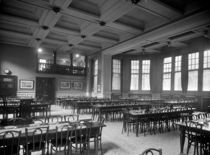 The dining-room at Guy's Hospital, London