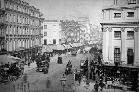 The north side of Oxford Street, Oxford Circus, London, c1913
