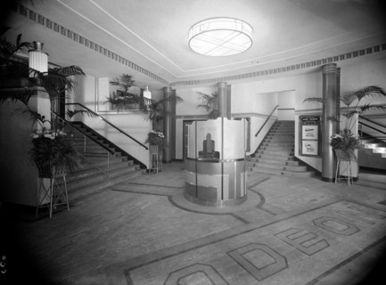 Entrance foyer to Odeon cinema, Chingford Mount, London, c1935