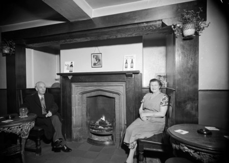 The landlady of the Greyhound Inn, Penkhull, Stoke-on-Trent, Staffordshire, 1960