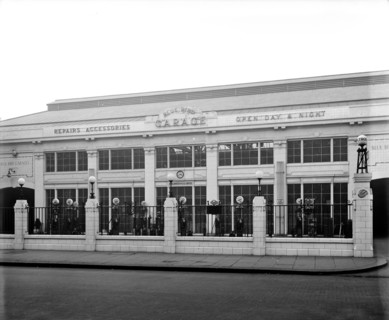Bluebird Garage, King's Road, Chelsea, London, 1927