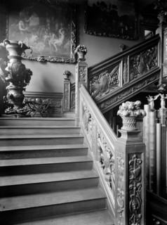Staircase in Ham House, Richmond, London