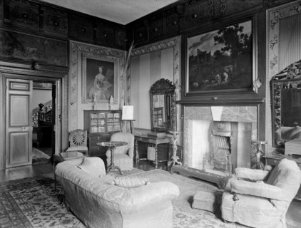 Interior of a room at Ham House, Richmond, London