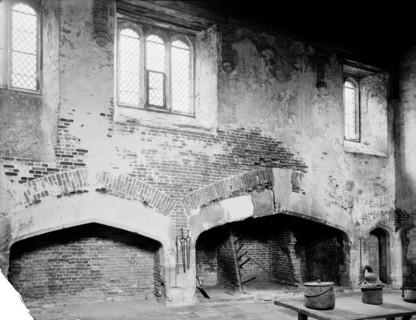 The Great Kitchen, Hampton Court Palace, London, 1935