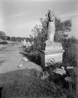 The remains of an Italianate terrace in Crystal Palace Park, Bromley, 1981