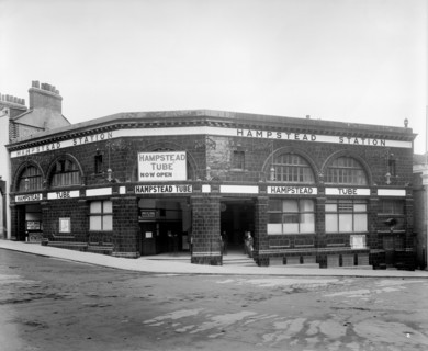 Hampstead Underground Station, Hampstead, London, 1907
