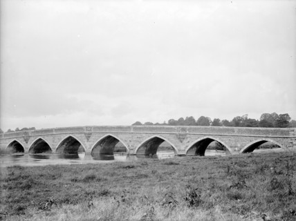 Julian's Bridge across the River Stour at Pamphill, Dorset, 1924