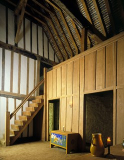 Interior of the Medieval Merchant's House, French Street, Southampton, Hampshire, 1988
