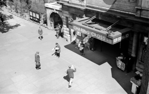 Charing Cross Underground Station, London, c1945-c1965