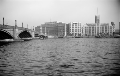 The Albert Embankment and Lambeth Bridge, London, c1950-c1965