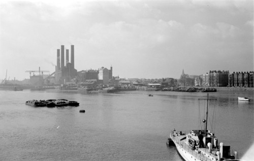 Fulham Power Station, London, c1945-c1965