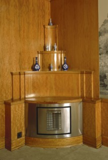 Fireplace at Eltham Palace, London, 1999