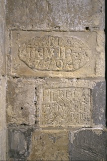 Prisoners' graffiti at Dover Castle, Kent, 1994