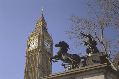 Big Ben, the Palace of Westminster, London, 2000