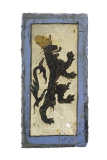 Panel of stained glass from Portland Castle, 1998