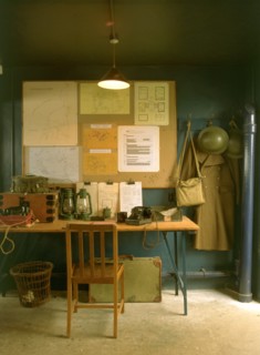 World War I guardroom, Pendennis Castle, Falmouth, Cornwall, 1998