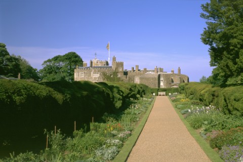 Yew Walk at Walmer Castle, Deal, Kent, 1998