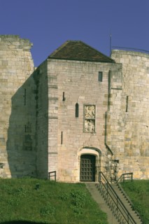 Detail of Clifford's Tower, York, North Yorkshire, 1997